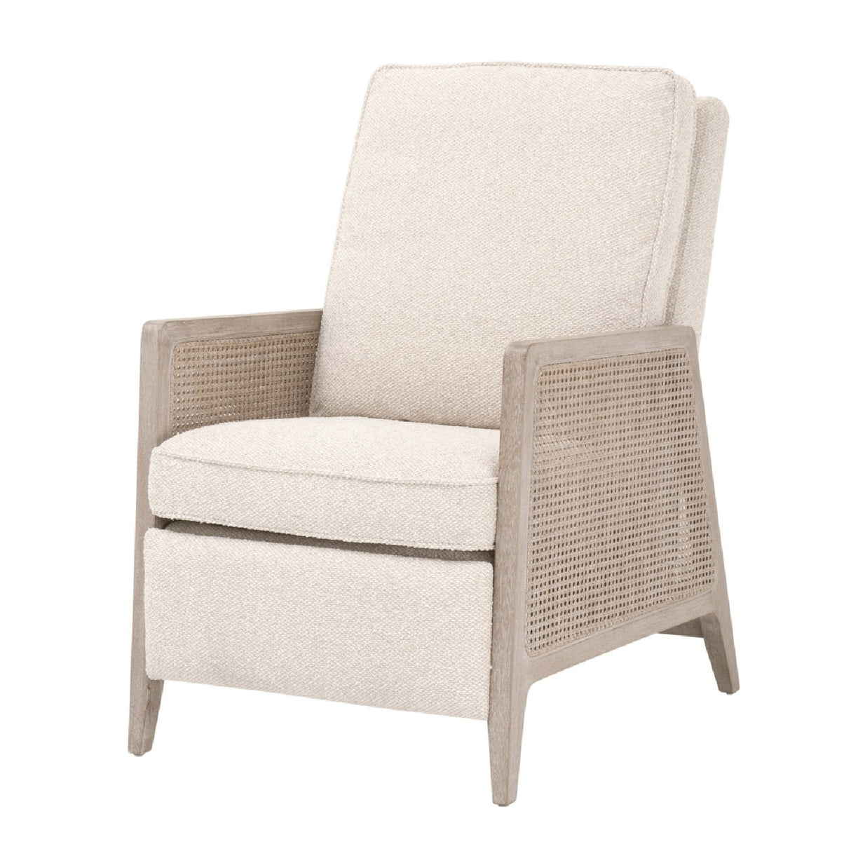   Beige Linen Recliner Chair | Oroa.com