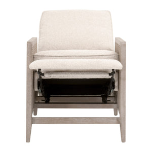   Beige Linen Recliner Chair | Oroa.com