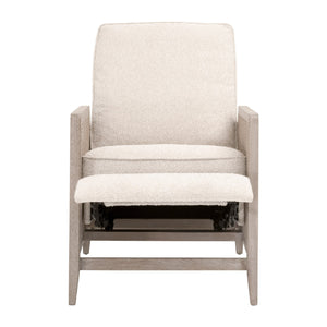   Beige Linen Recliner Chair | Oroa.com