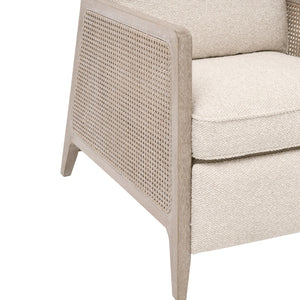   Beige Linen Recliner Chair | Oroa.com