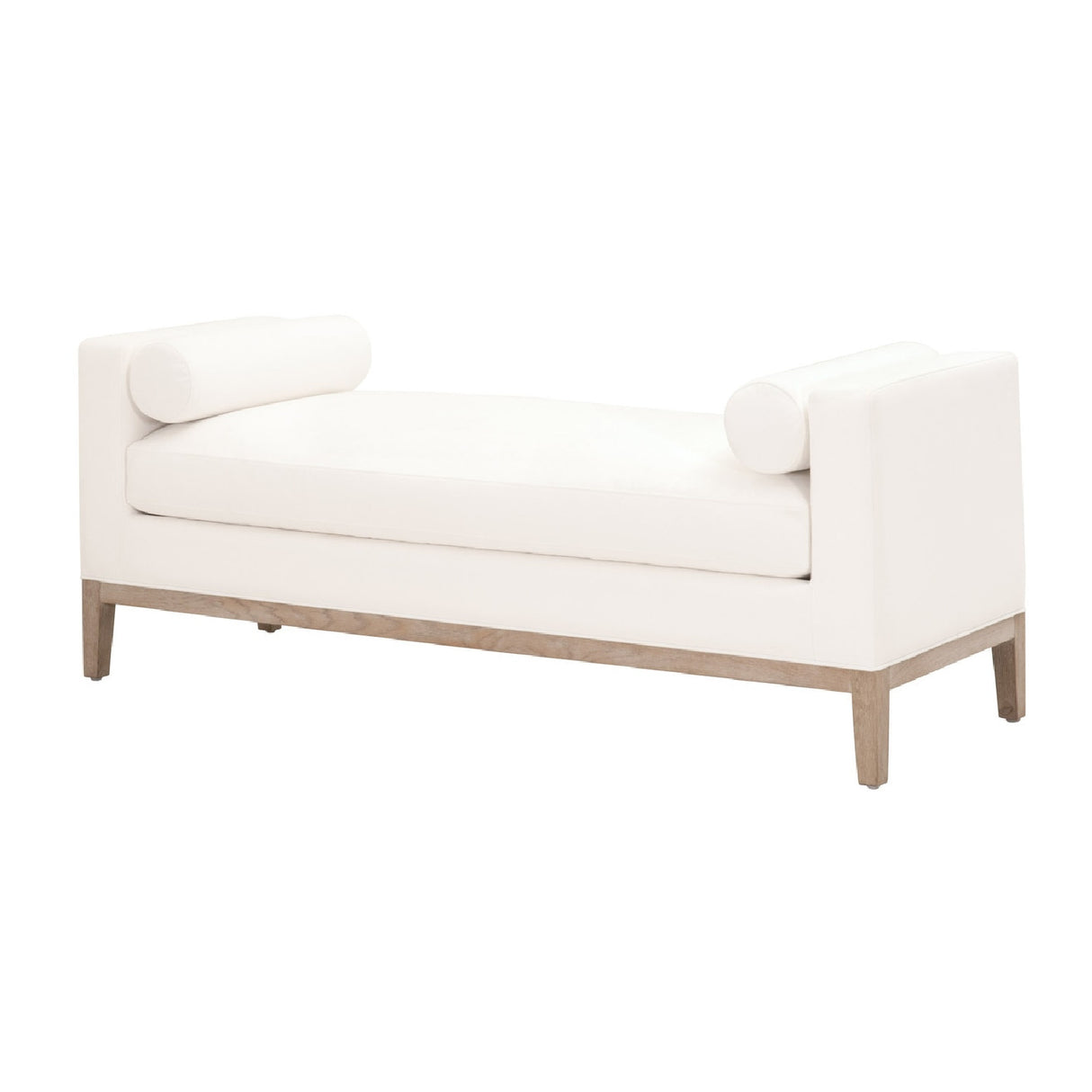   White Upholstered Bench | Oroa.com