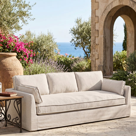   Taper-Armed Outdoor Sofa | Oroa.com