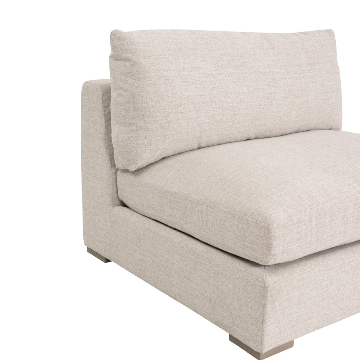  Beige Outdoor Modular Armless Chair | Oroa.com