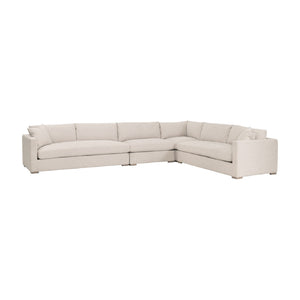   Beige Outdoor Modular Armless Chair | Oroa.com