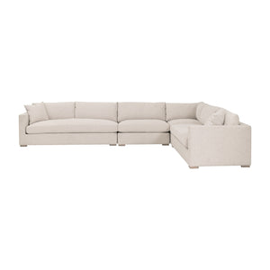  Beige Outdoor Modular Armless Chair | Oroa.com