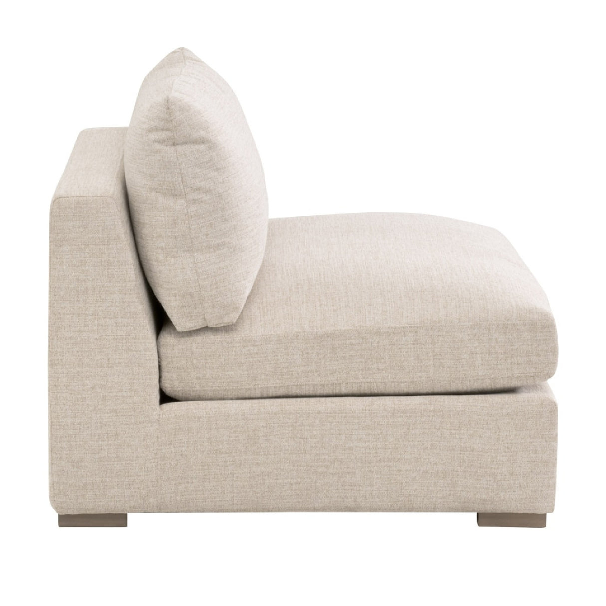   Beige Outdoor Modular Armless Chair | Oroa.com