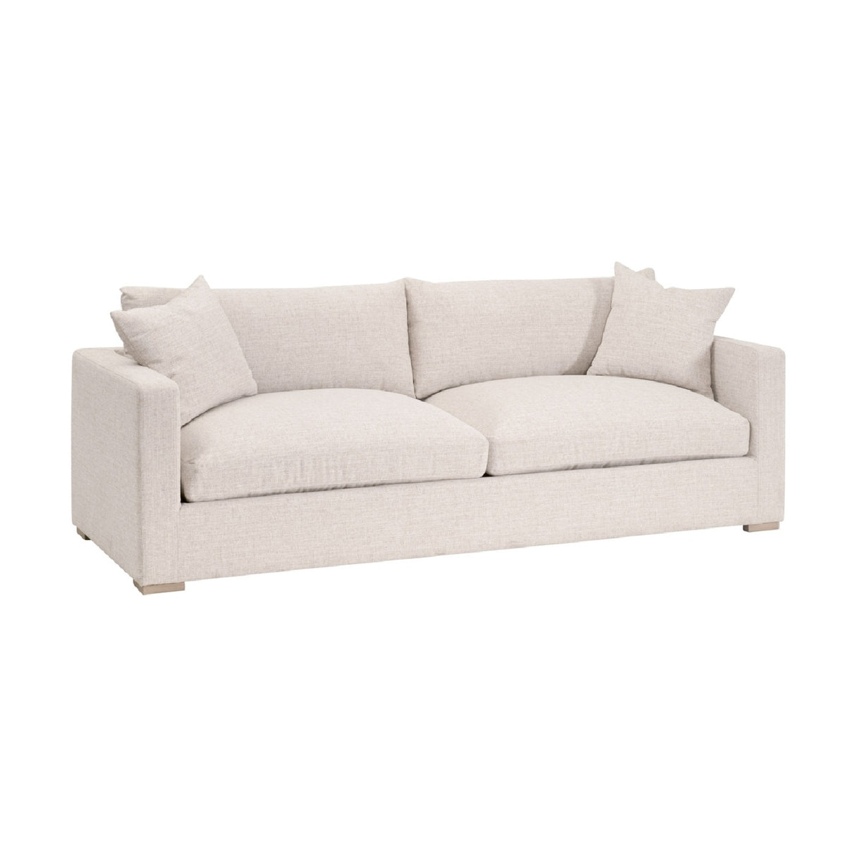  Beige Track-Armed Outdoor Sofa | Oroa.com