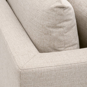   Beige Track-Armed Outdoor Sofa | Oroa.com