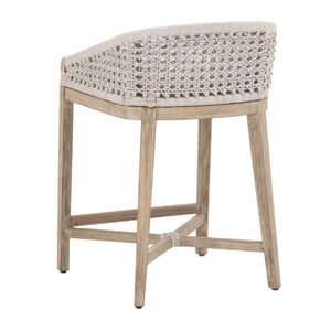   White Speckle Rope Counter Stool | Oroa.com