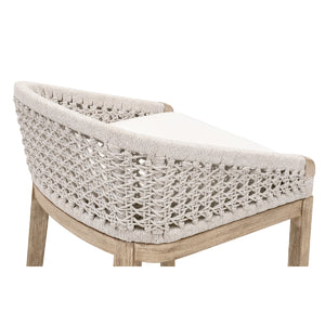   White Speckle Rope Counter Stool | Oroa.com