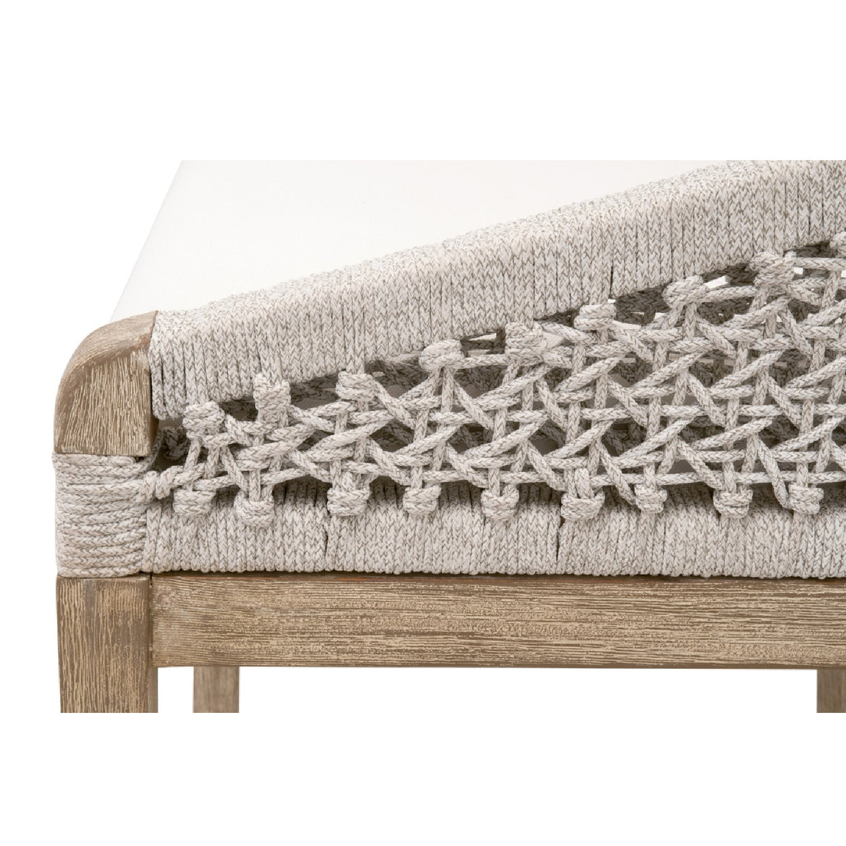   White Speckle Rope Counter Stool | Oroa.com