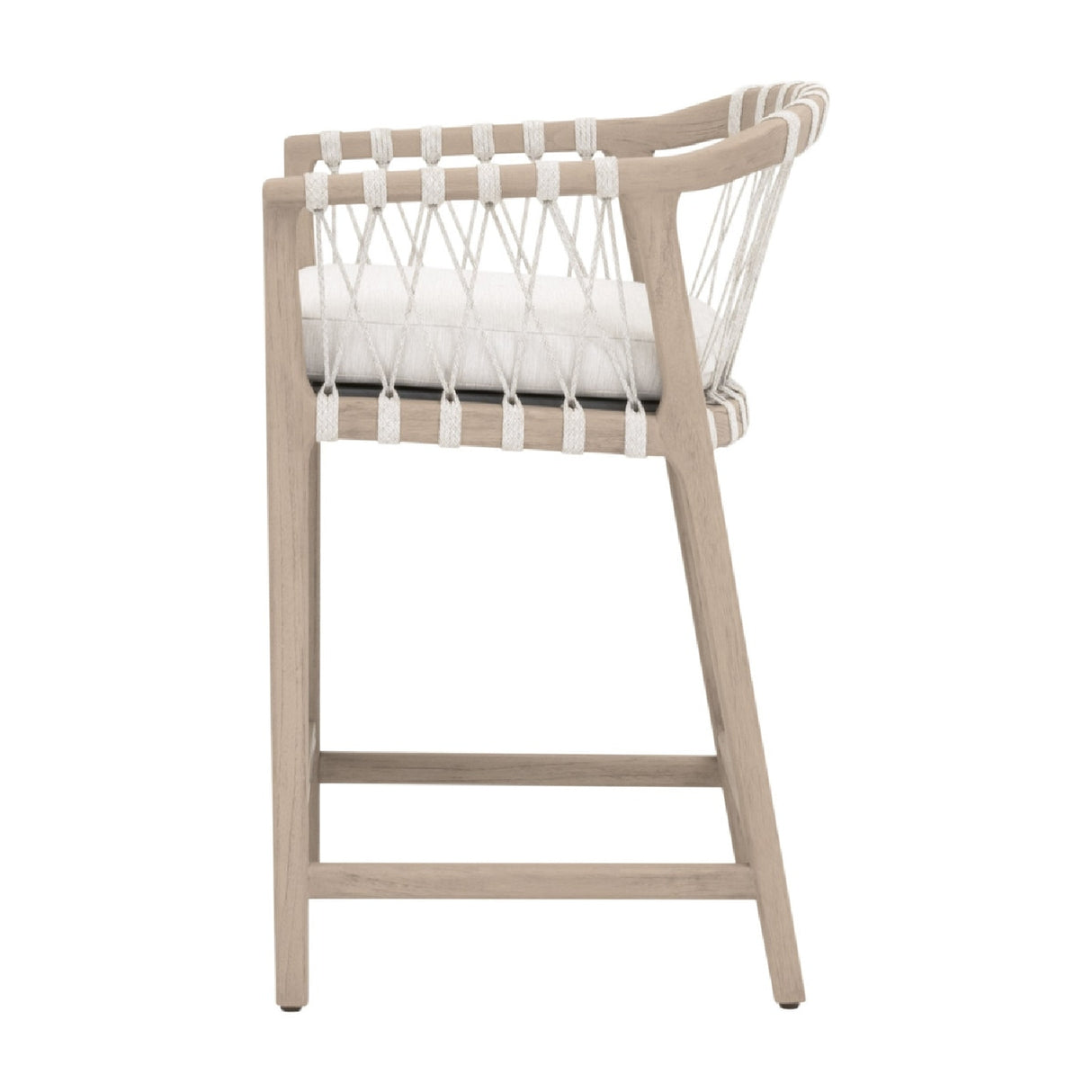   White Rope Outdoor Counter Stool | Oroa.com
