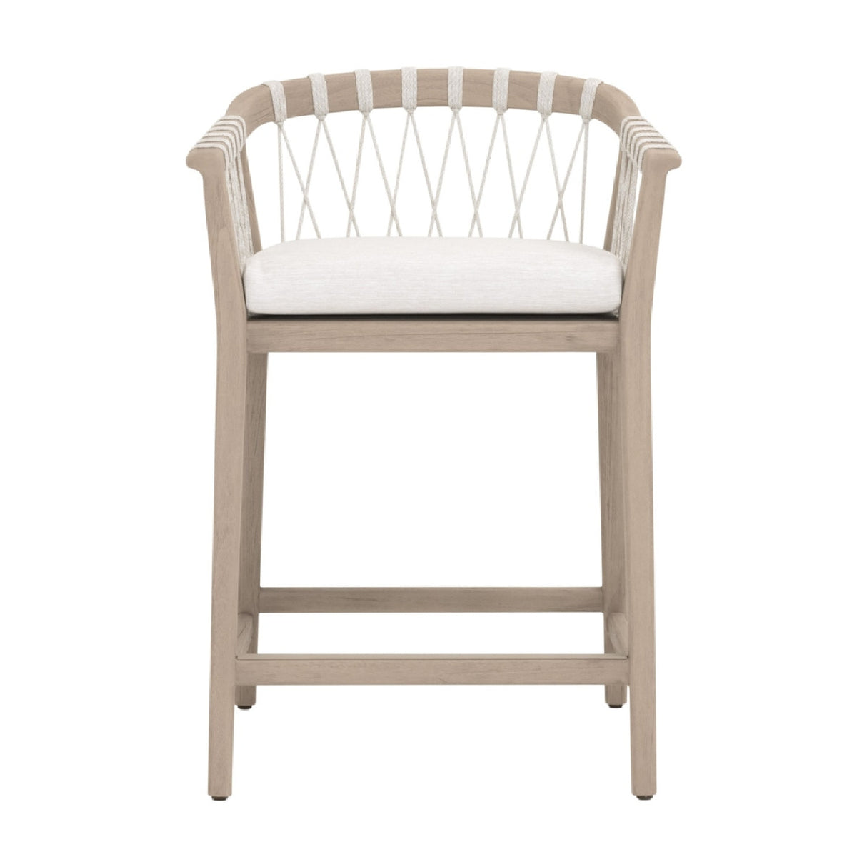  White Rope Outdoor Counter Stool | Oroa.com