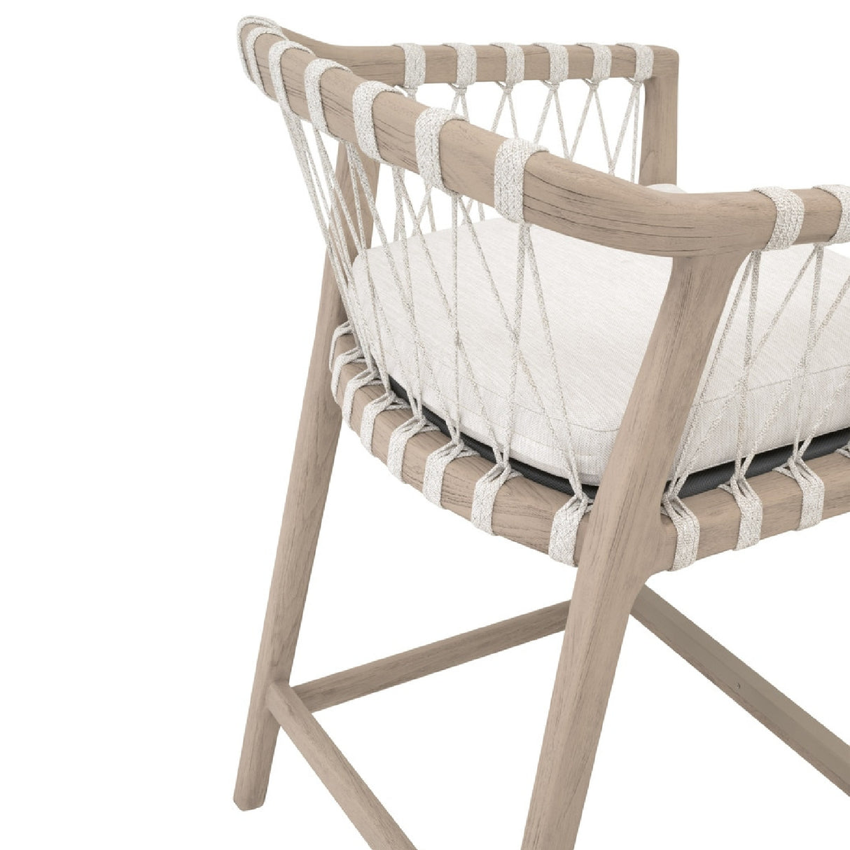   White Rope Outdoor Counter Stool | Oroa.com