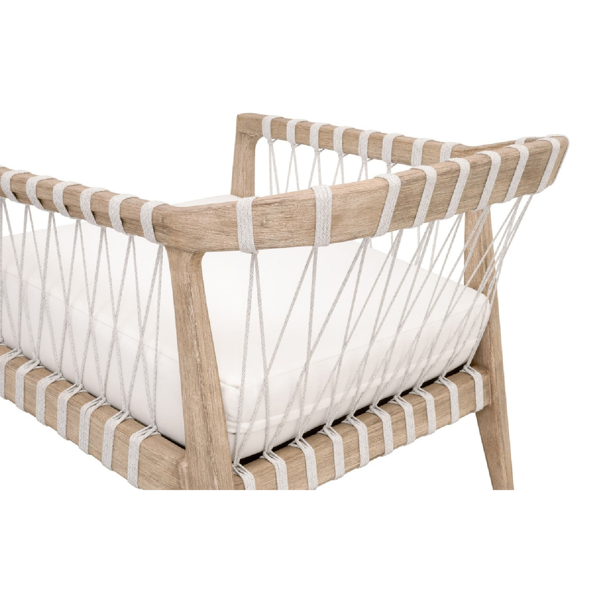   White Cushioned Club Chair | Oroa.com