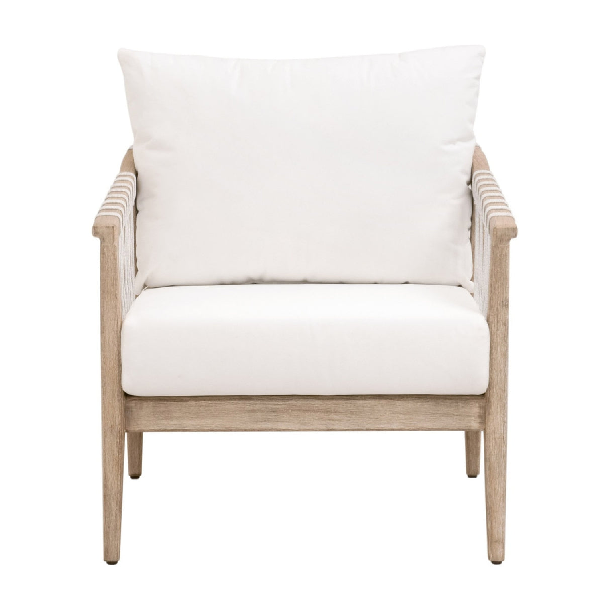   White Cushioned Club Chair | Oroa.com