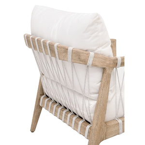   White Cushioned Club Chair | Oroa.com