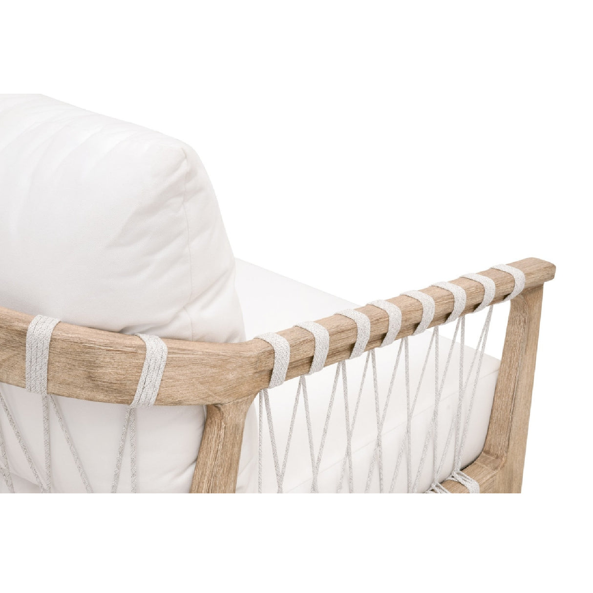   White Cushioned Club Chair | Oroa.com