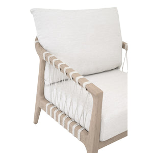   White Cushioned Outdoor Club Chair | Oroa.com