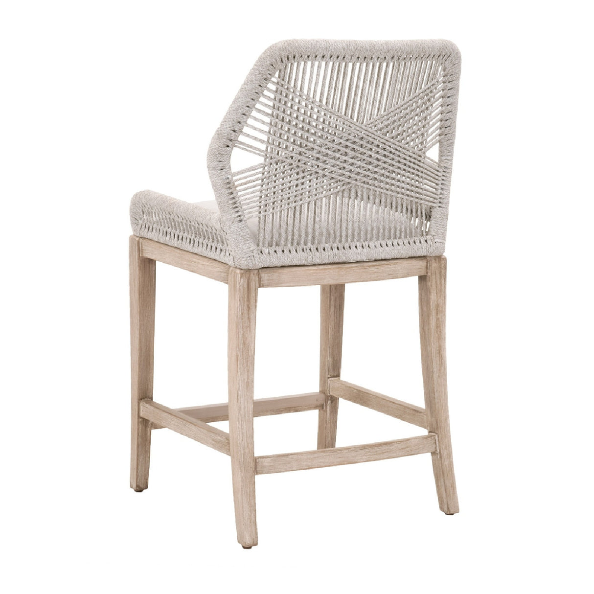   Woven Flat Rope Counter Stool | Oroa.com