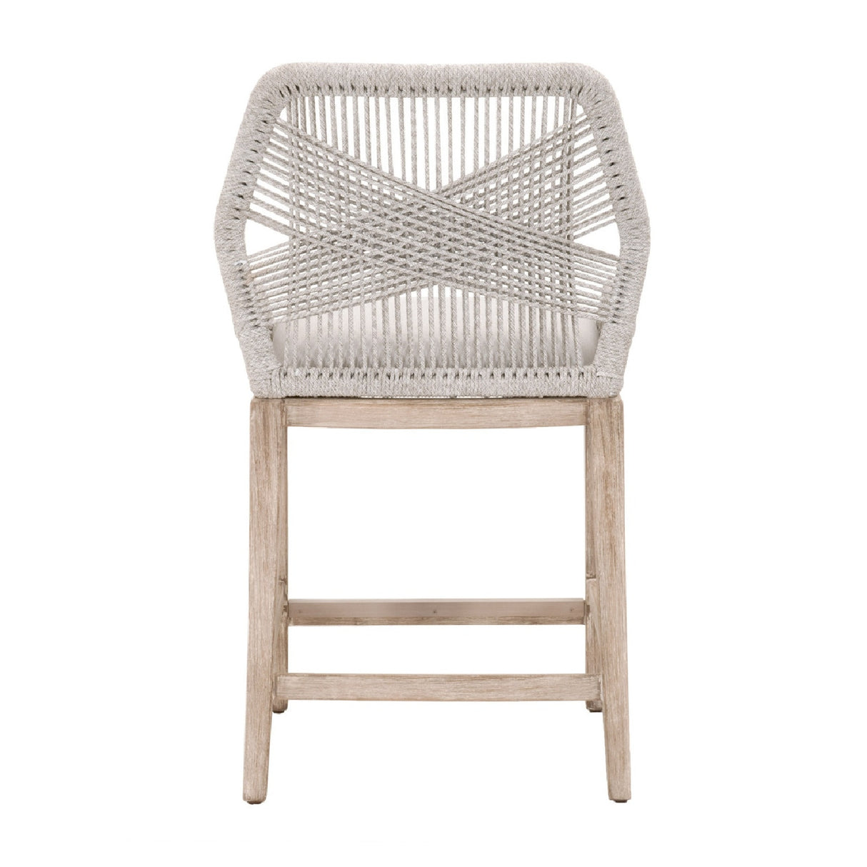   Woven Flat Rope Counter Stool | Oroa.com