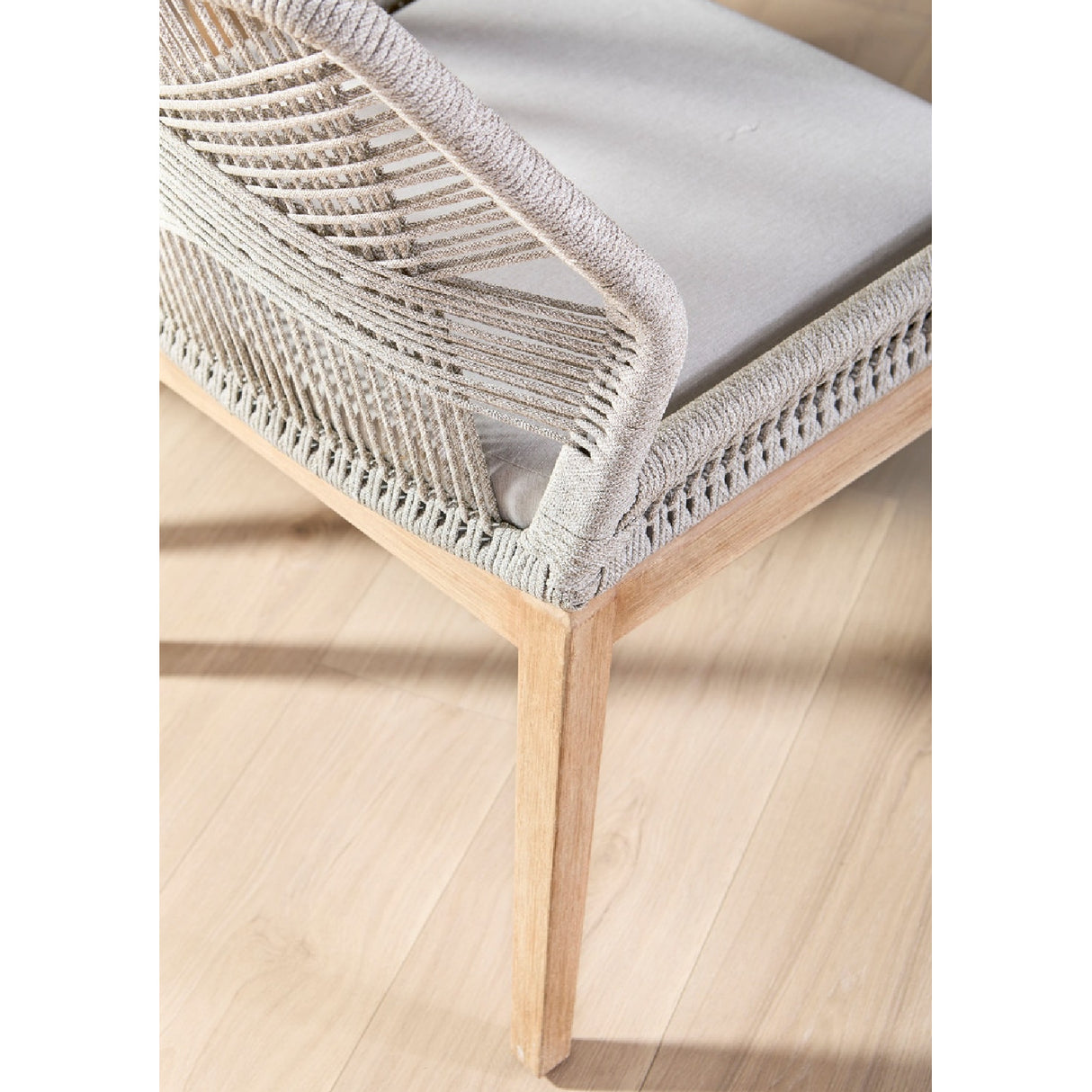   Woven Flat Rope Dining Chairs (2) | Oroa.com