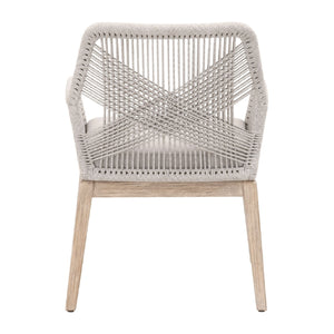   Woven Flat Rope Accent Armchairs (2) | Oroa.com