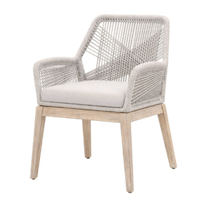   Woven Flat Rope Accent Armchairs (2) | Oroa.com