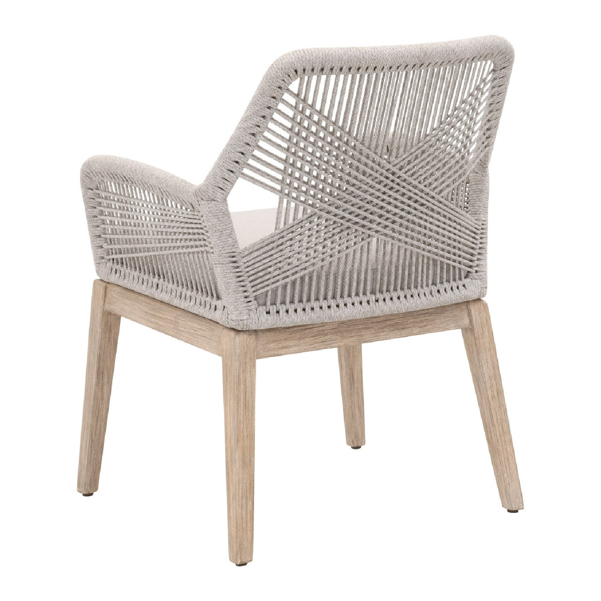   Woven Flat Rope Accent Armchairs (2) | Oroa.com