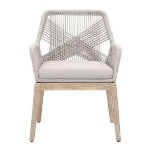   Woven Flat Rope Accent Armchairs (2) | Oroa.com