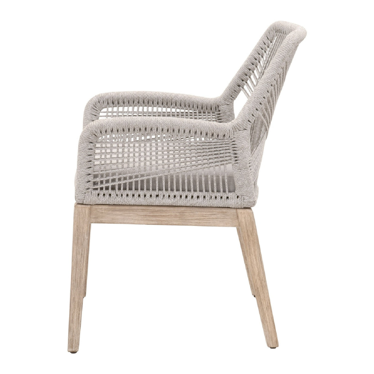   Woven Flat Rope Accent Armchairs (2) | Oroa.com