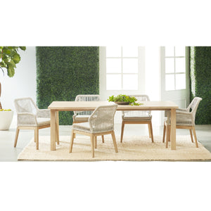   Taupe Flat Rope Outdoor Armchairs (2) | Oroa.com
