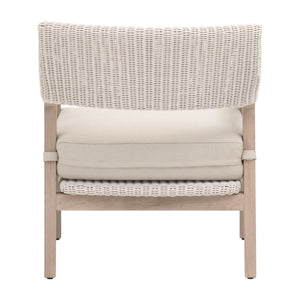   Modern European furniture - White Rattan Outdoor Club Chair - www.oroa.com | Oroa.com