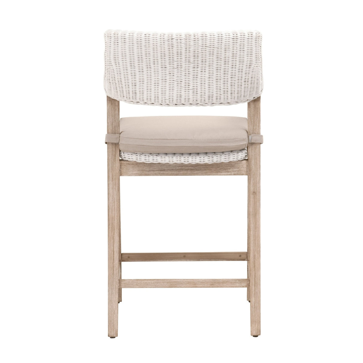   White Rattan Counter Stool | Oroa.com