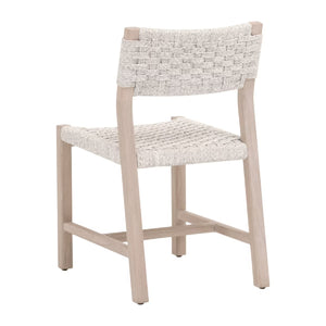   White Rope Indoor/Outdoor Dining Chairs (2) | Oroa.com