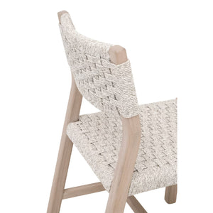   White Rope Indoor/Outdoor Dining Chairs (2) | Oroa.com