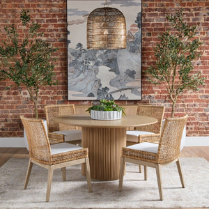   Natural Rattan Dining Chairs (2) | Oroa.com