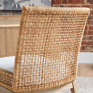   Natural Rattan Dining Chairs (2) | Oroa.com