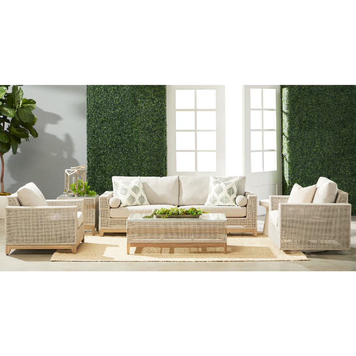   Modern European furniture - Flat Rope Outdoor Sofa Chair - www.oroa.com | Oroa.com