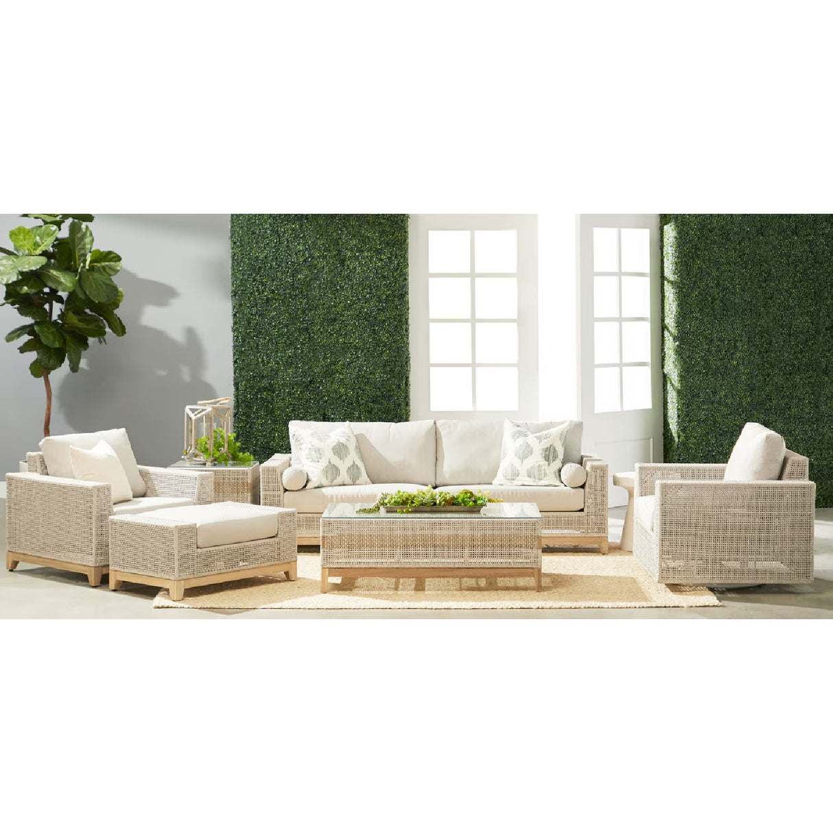   Modern European furniture - Flat Rope Outdoor Sofa Chair - www.oroa.com | Oroa.com