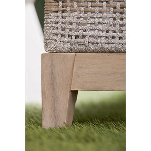   Taupe Stripes Outdoor Chaise Lounge | Oroa.com