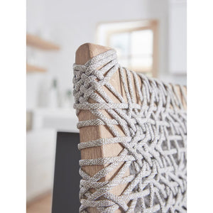   Interlaced Flat Rope Counter Stool | Oroa.com