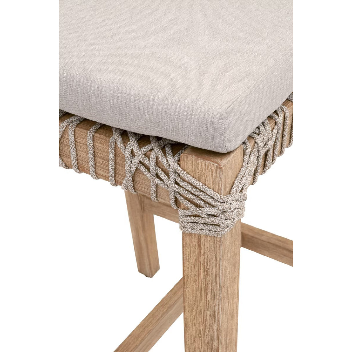   Interlaced Flat Rope Counter Stool | Oroa.com