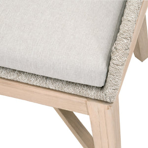   Taupe Rope Outdoor Dining Chairs (2) | Oroa.com