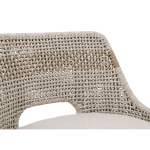   Taupe Stripe Rope Bar Stool | Oroa.com