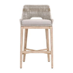   Taupe Stripe Rope Bar Stool | Oroa.com