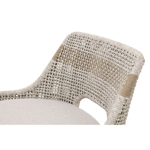   Taupe Stripe Rope Counter Stool | Oroa.com