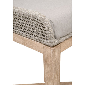   Taupe Stripe Rope Counter Stool | Oroa.com