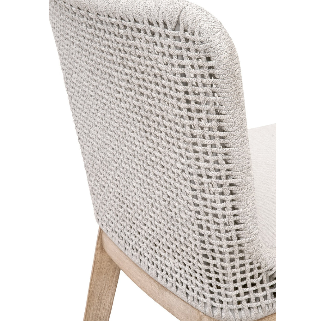   White Flat Rope Counter Stool | Oroa.com