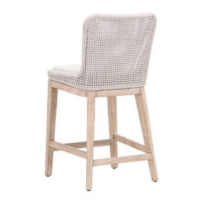   White Flat Rope Counter Stool | Oroa.com